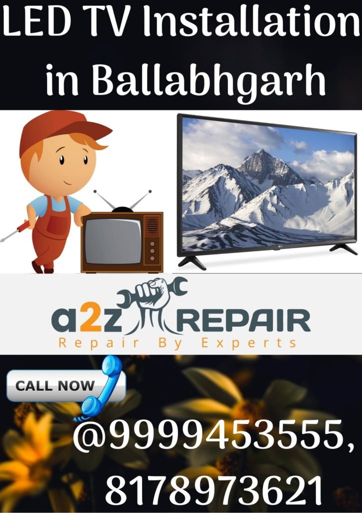 LED TV Installation in Ballabhgarh