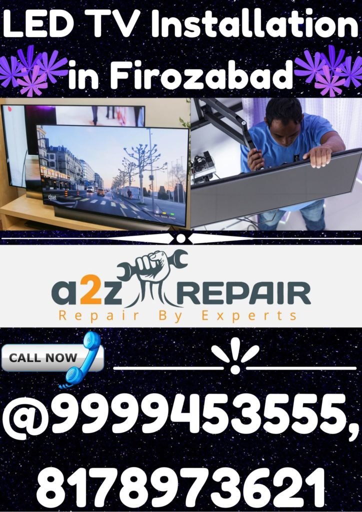 LED TV Installaion in Firozabad