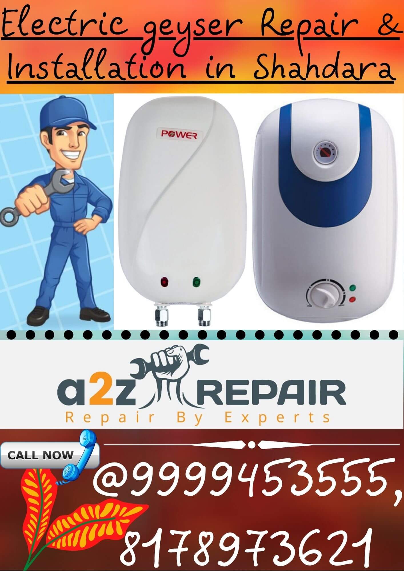 Electric Geyser repair & installation