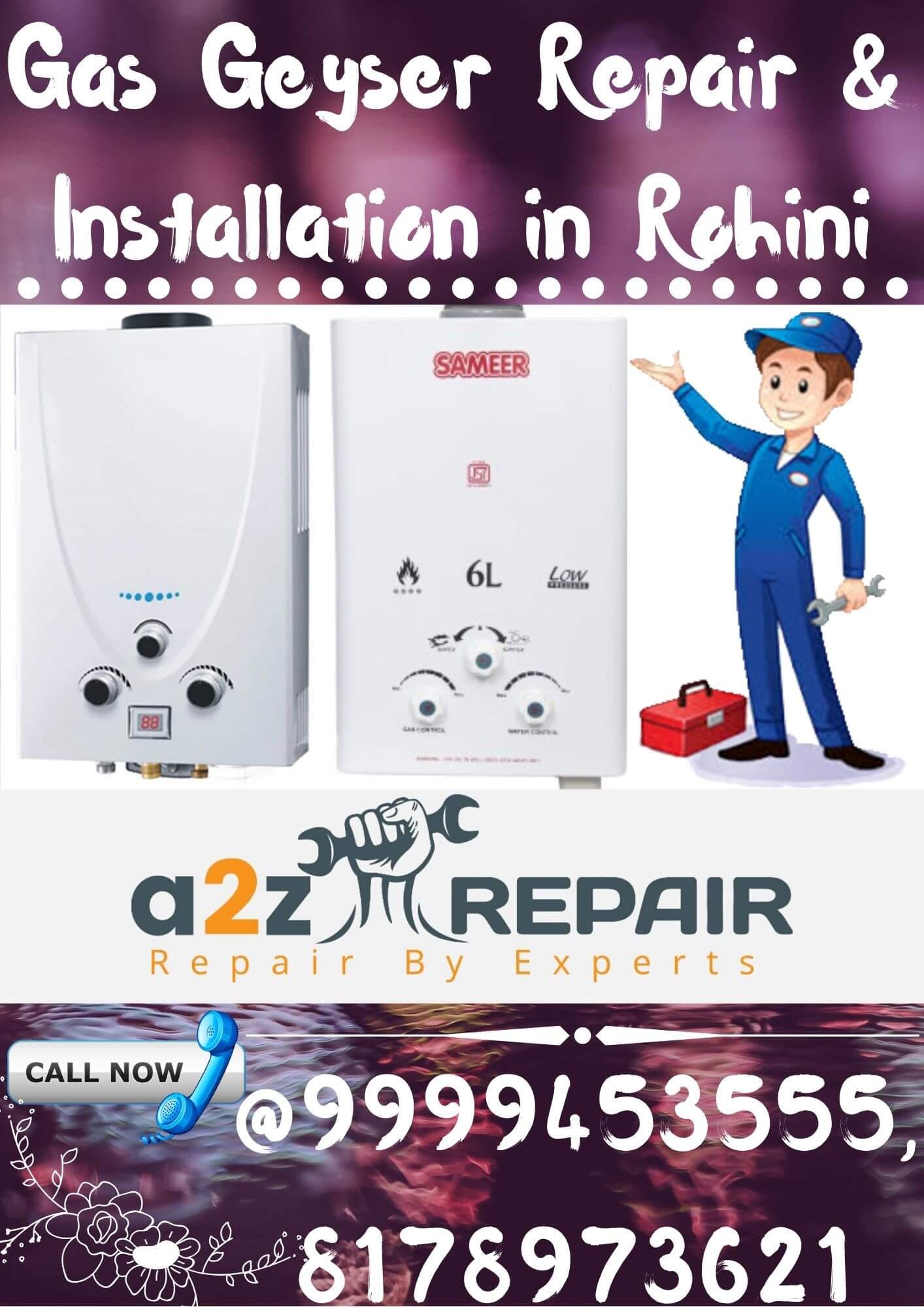 Gas Geyser Repair & Installation