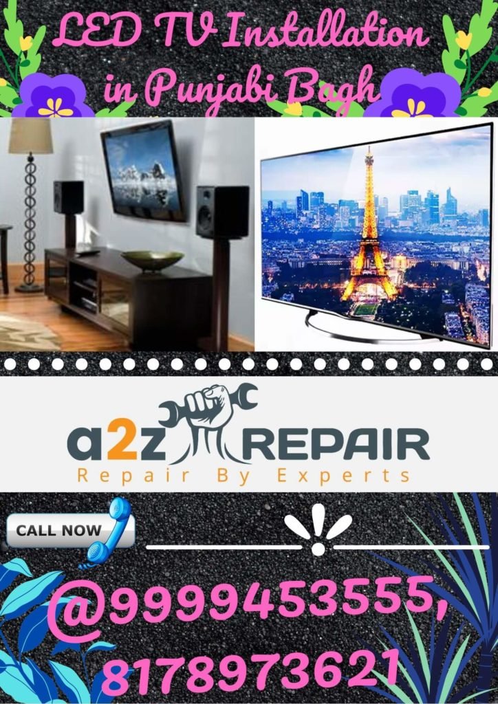 LED TV Installation in Punjabi Bagh