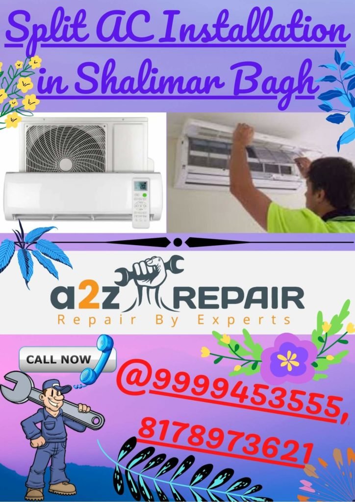 Split AC Installation in Shalimar Bagh