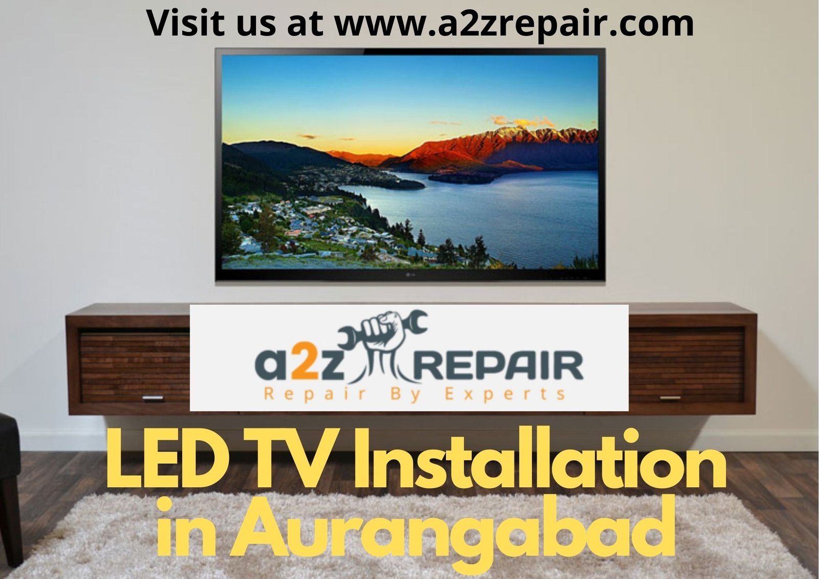 LED TV Installation
